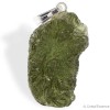 Moldavite authentique naturelle en pendentif