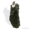 Moldavite authentique naturelle specimen brut