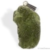 Moldavite  brut authentique naturelle en pendentif