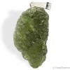 Moldavite brut, spécimen entier, pendentif attache, 3,52 g