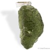 Moldavite brut, spécimen entier, pendentif attache, 3,52 g