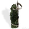 Moldavite brut authentique en pendentif argent