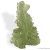 Moldavite de Besednice, specimen entier . Très rare.