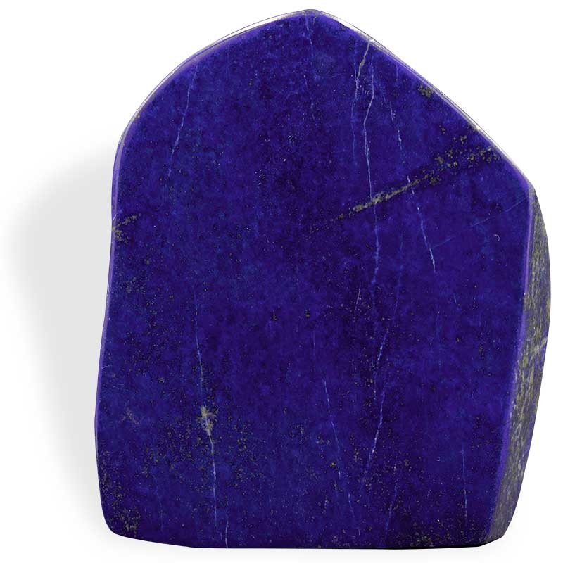 Plaque polie Lapis-lazuli, pièce unique, pierre de l'amitié et du 6e chakra.