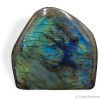 Bloc poli Labradorite, reflets bleus, 640 g, pièce unique, pierre à recommander aux thérapeutes.