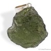 Moldavite pendentif argent, pierre de cœur par excellence, pierre d'ouverture à la vie