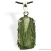 Pendentif Moldavite 4 griffes pierre du chakra du cœur