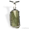 Pendentif Moldavite pierre du chakra du cœur