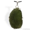 Pendentif Moldavite, pierre d'ouverture du cœur, et à la vie