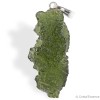 Moldavite brut en pendentif, moldavite naturelle authentique, pierre d'ouverture du coeur