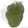 Moldavite authentique en pendentif attache argent