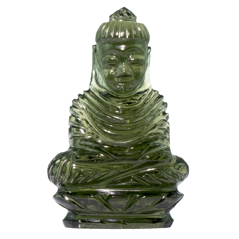 Moldavite Bouddha