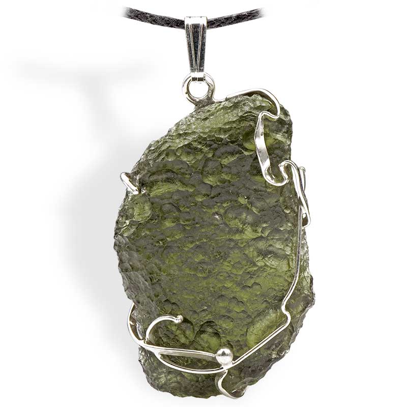 Moldavite pendentif